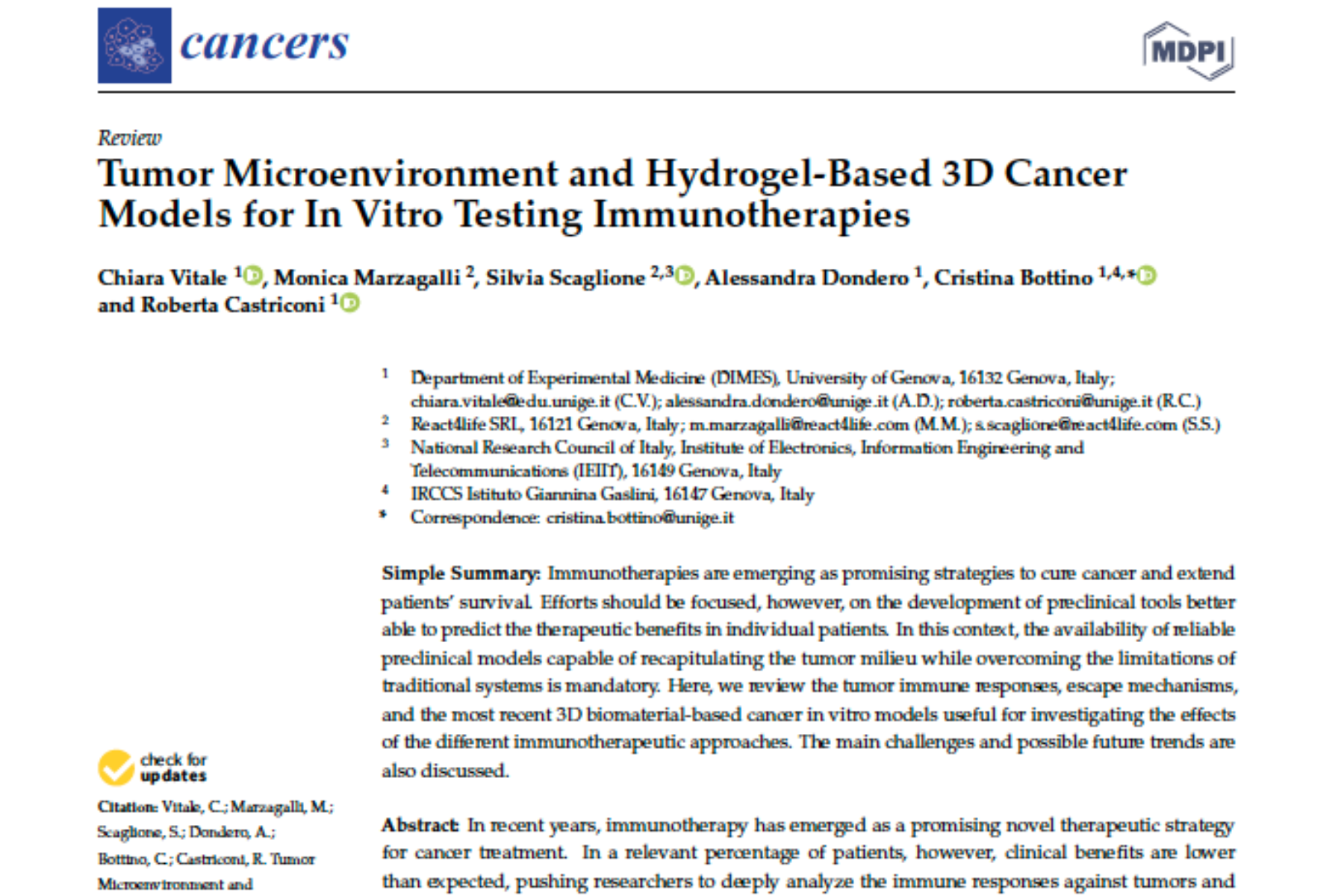 Immunotherapies