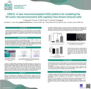A new immunocompetent OOC platform for modeling the 3D tumor microenvironment with capillary flow-driven immune cells