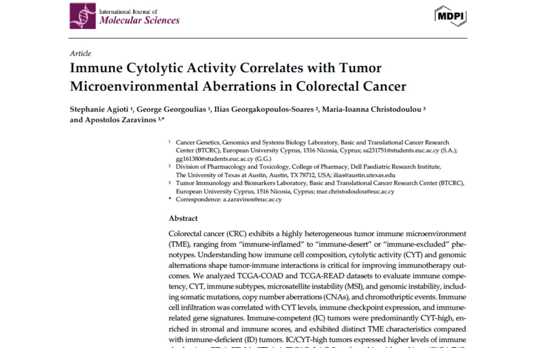immune-cell-infiltration-colorectal-cancer